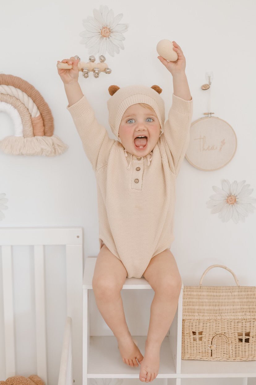 Noah Knitted Romper